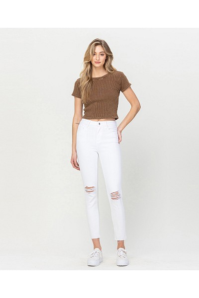 HIGH RISE CROP SKINNY